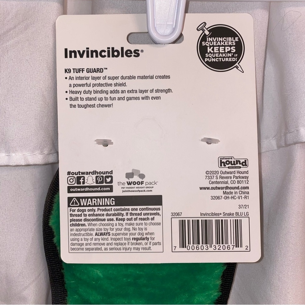 Outward Hound | Invincibles Dog Toy | NWT - Picture 6 of 11